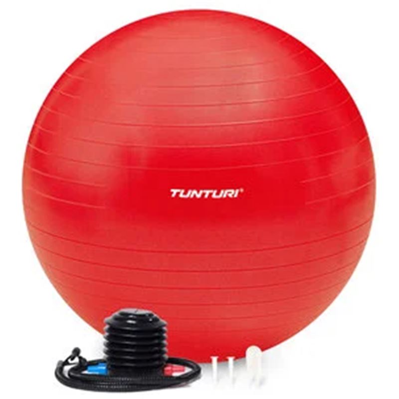 TUNTURI GYMBALL 90 CM RED ANTI BRUST