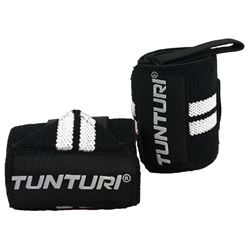 TUNTURI WRIST WRAPS WHITE, PAIR (MUÑEQUERAS)