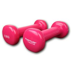 PAR DE PESAS TUNTURI VINYL (DE 0,5 A 5 KG)