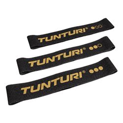 TUNTURI CENTURI TEXTILE RESISTANCE BAND SET, 3 PCS